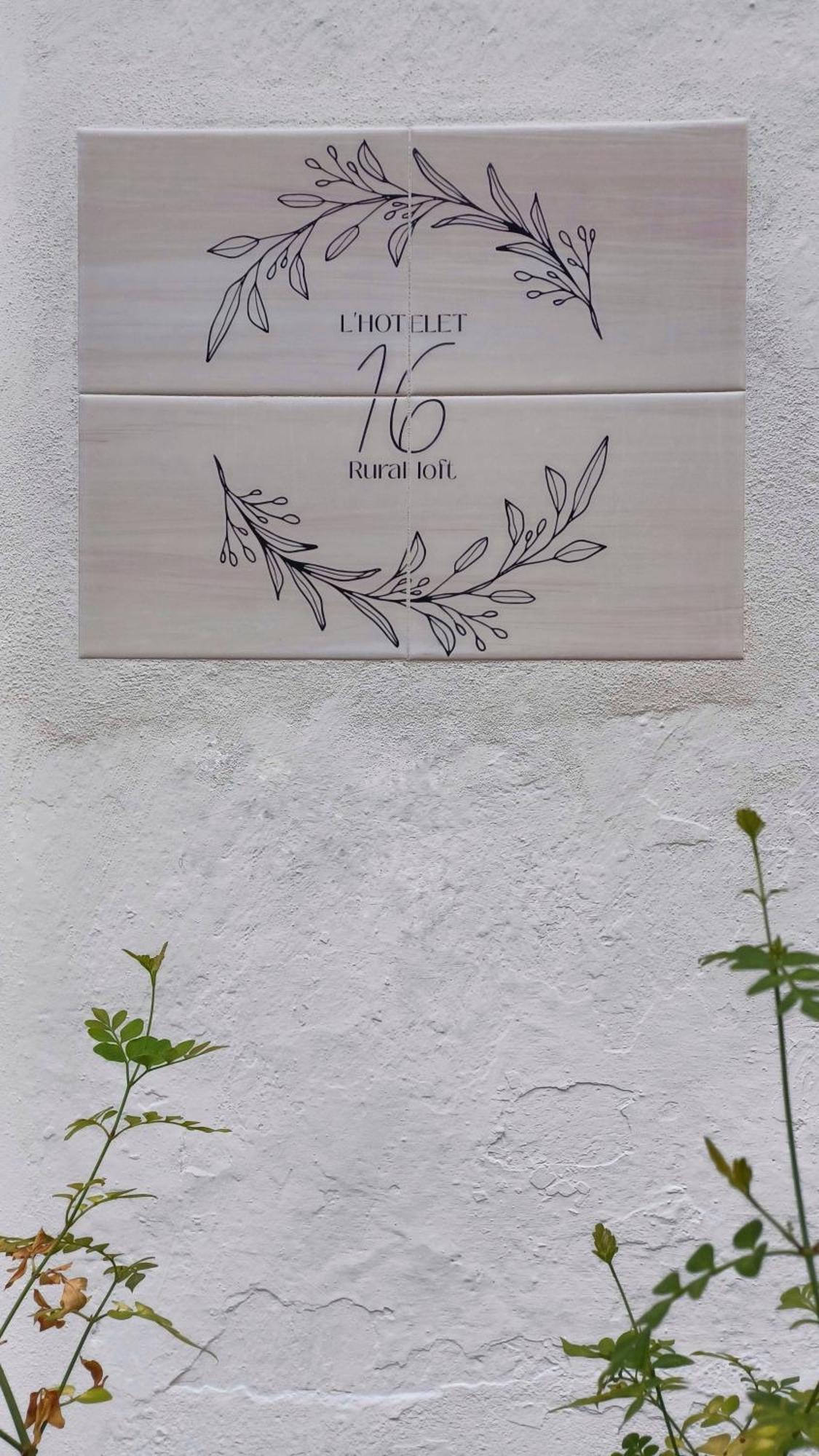 L'Hotelet 16 Rural Loft Barx Bagian luar foto